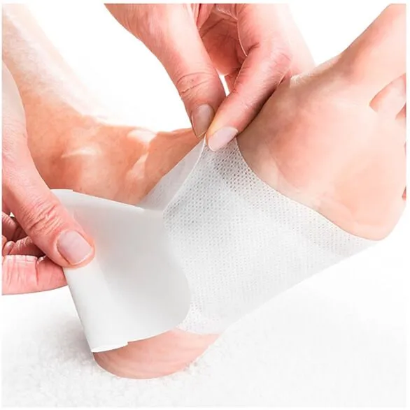 Step 2: Apply Nuubu Detox Foot Patch to the center of the sole